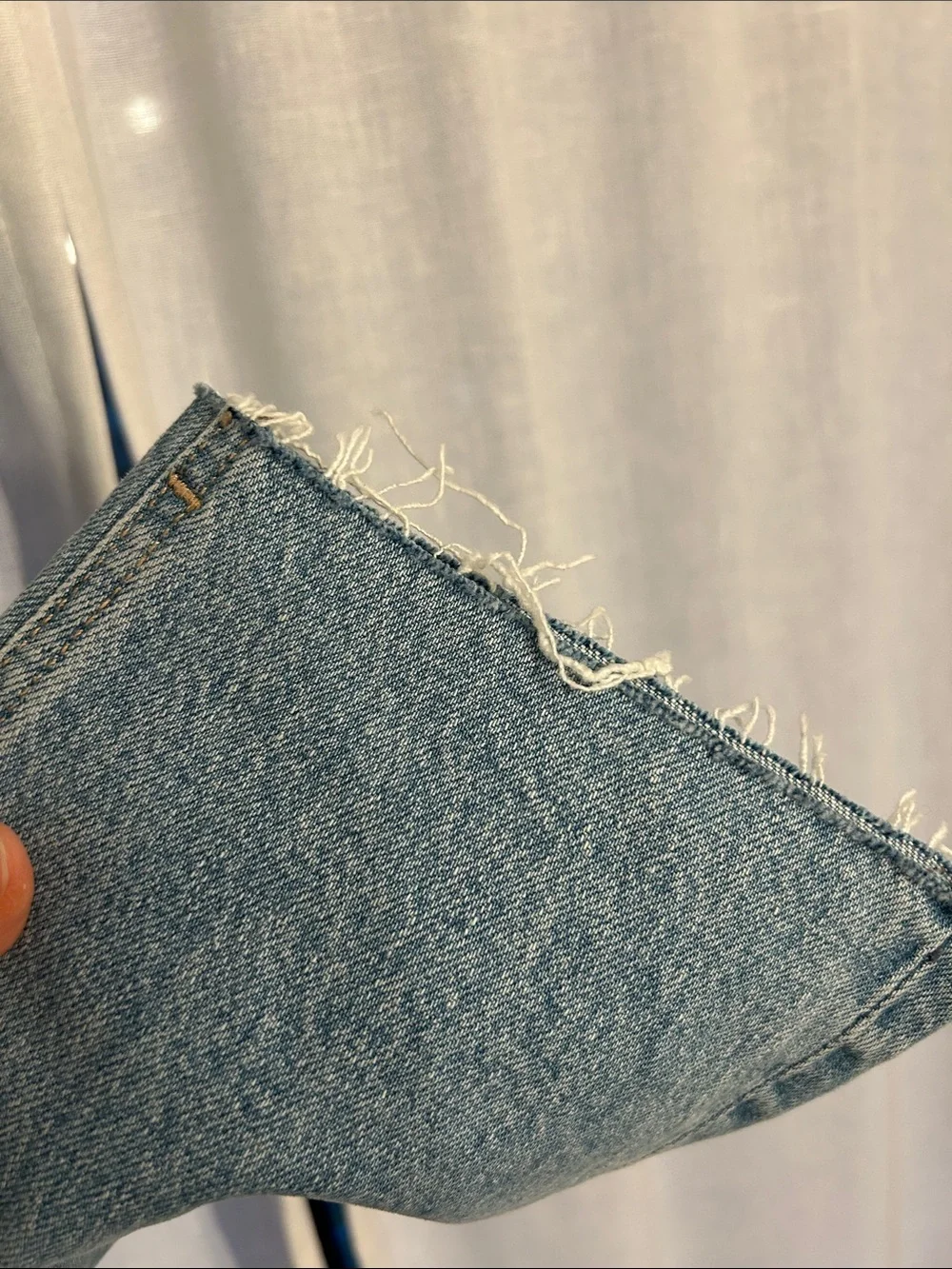 Topshop Light Blue Straight Leg Jeans - Picture 5 of 5